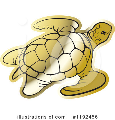 Royalty-Free (RF) Sea Turtle Clipart Illustration by Lal Perera - Stock Sample #1192456