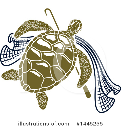 Sea Turtle Clipart #1445255 by Vector Tradition SM