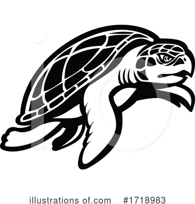 Sea Turtle Clipart #1718983 by patrimonio