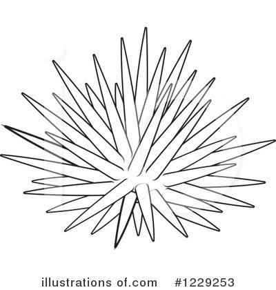 Royalty-Free (RF) Sea Urchin Clipart Illustration by Alex Bannykh - Stock Sample #1229253