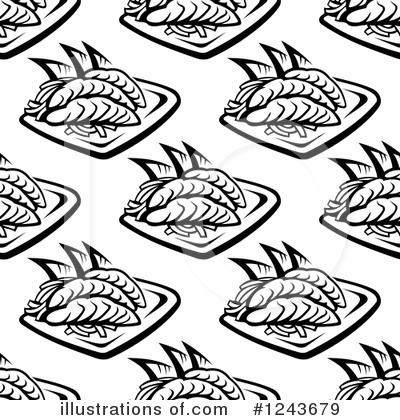 Royalty-Free (RF) Seafood Clipart Illustration by Vector Tradition SM - Stock Sample #1243679