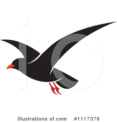 Royalty-Free (RF) Seagull Clipart Illustration by Lal Perera - Stock Sample #1117379