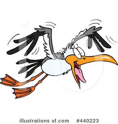 Royalty-Free (RF) Seagull Clipart Illustration by toonaday - Stock Sample #440223