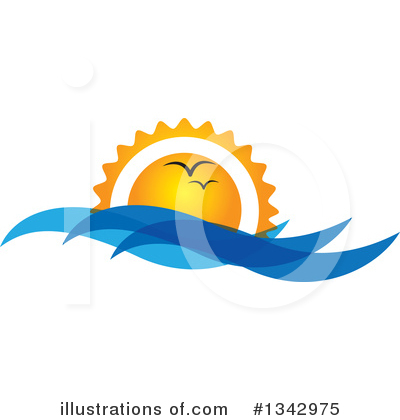 Sunset Clipart #1342975 by ColorMagic