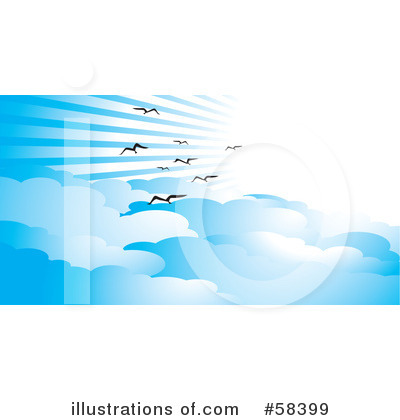 Royalty-Free (RF) Seagulls Clipart Illustration by MilsiArt - Stock Sample #58399