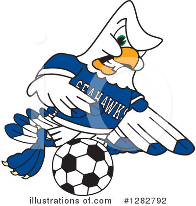 Royalty-Free (RF) Seahawk Clipart Illustration by Mascot Junction - Stock Sample #1282792