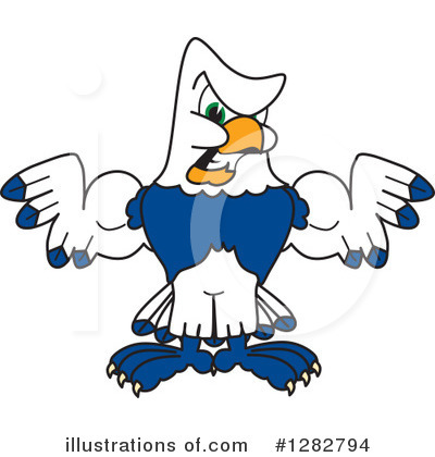 Royalty-Free (RF) Seahawk Clipart Illustration by Mascot Junction - Stock Sample #1282794