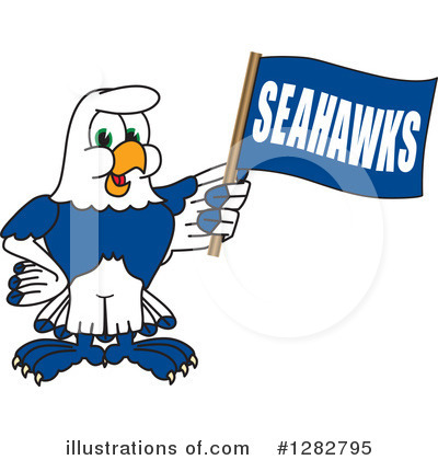 Royalty-Free (RF) Seahawk Clipart Illustration by Mascot Junction - Stock Sample #1282795