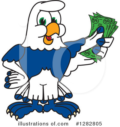 Royalty-Free (RF) Seahawk Clipart Illustration by Mascot Junction - Stock Sample #1282805