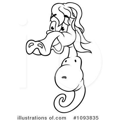 Royalty-Free (RF) Seahorse Clipart Illustration by dero - Stock Sample #1093835
