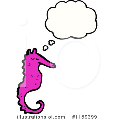 Royalty-Free (RF) Seahorse Clipart Illustration by lineartestpilot - Stock Sample #1159399