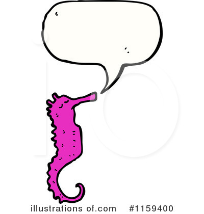 Royalty-Free (RF) Seahorse Clipart Illustration by lineartestpilot - Stock Sample #1159400