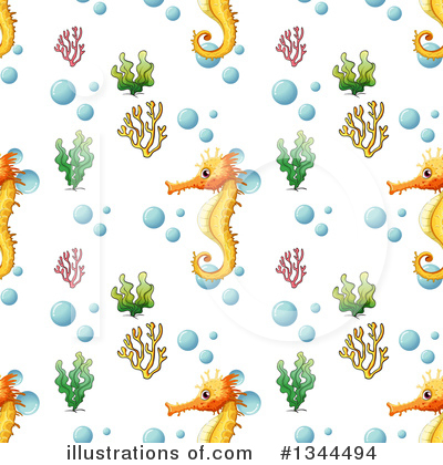 Seahorse Clipart #1344494 by Graphics RF