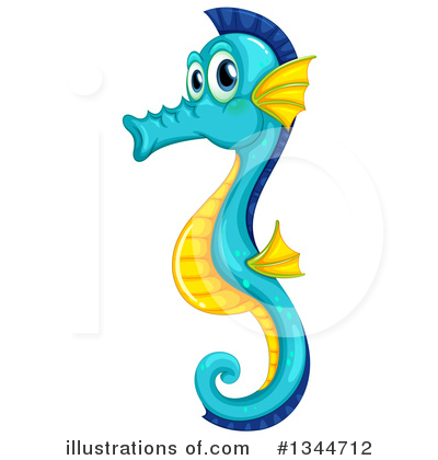 Seahorse Clipart #1344712 by Graphics RF