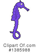 Seahorse Clipart #1385988 by lineartestpilot