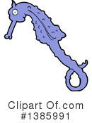 Seahorse Clipart #1385991 by lineartestpilot