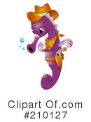 Seahorse Clipart #210127 by BNP Design Studio