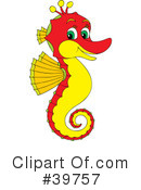 Seahorse Clipart #39757 by Alex Bannykh