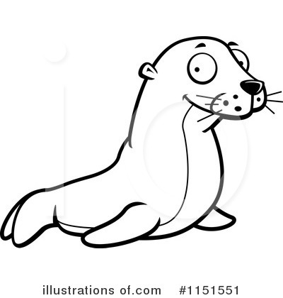 Royalty-Free (RF) Seal Clipart Illustration by Cory Thoman - Stock Sample #1151551