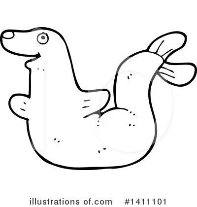Seal Clipart #1411101 by lineartestpilot