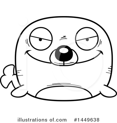 Royalty-Free (RF) Seal Clipart Illustration by Cory Thoman - Stock Sample #1449638