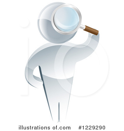 Royalty-Free (RF) Searching Clipart Illustration by AtStockIllustration - Stock Sample #1229290