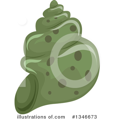 Royalty-Free (RF) Seashell Clipart Illustration by BNP Design Studio - Stock Sample #1346673