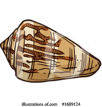 Royalty-Free (RF) Seashell Clipart Illustration by Vector Tradition SM - Stock Sample #1689124