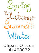 Season Clipart #1403032 by BNP Design Studio
