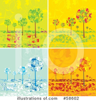 Royalty-Free (RF) Seasons Clipart Illustration by MilsiArt - Stock Sample #58602