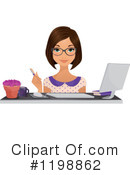 Secretary Clipart #1198862 by Melisende Vector