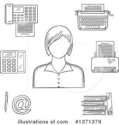 Folder Clipart #1371379 by Vector Tradition SM