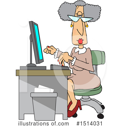 Old Woman Clipart #1514031 by djart