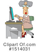 Secretary Clipart #1514031 by djart