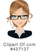 Secretary Clipart #437137 by Melisende Vector