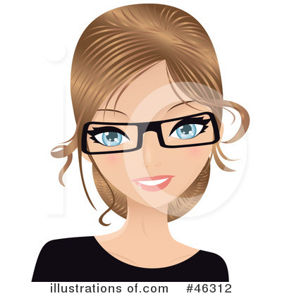 Eye Glasses Clipart #46312 by Melisende Vector
