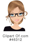 Secretary Clipart #46312 by Melisende Vector