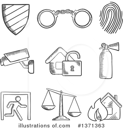 Royalty-Free (RF) Security Clipart Illustration by Vector Tradition SM - Stock Sample #1371363
