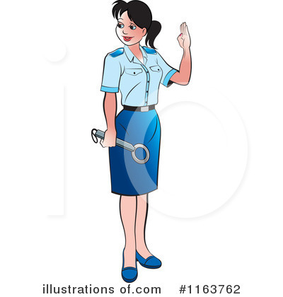 Royalty-Free (RF) Security Guard Clipart Illustration by Lal Perera - Stock Sample #1163762