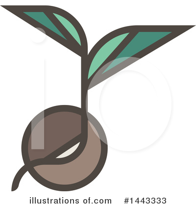 Royalty-Free (RF) Seedling Clipart Illustration by elena - Stock Sample #1443333