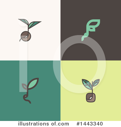 Royalty-Free (RF) Seedling Clipart Illustration by elena - Stock Sample #1443340