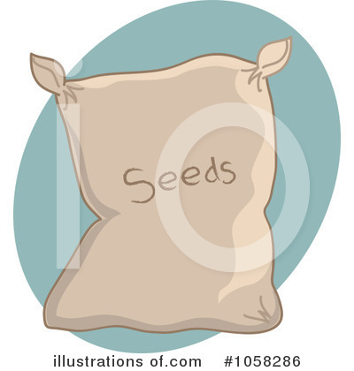 Royalty-Free (RF) Seeds Clipart Illustration by Pams Clipart - Stock Sample #1058286