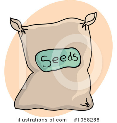 Royalty-Free (RF) Seeds Clipart Illustration by Pams Clipart - Stock Sample #1058288