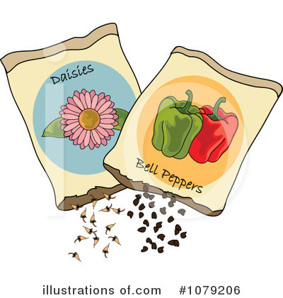 Royalty-Free (RF) Seeds Clipart Illustration by Pams Clipart - Stock Sample #1079206