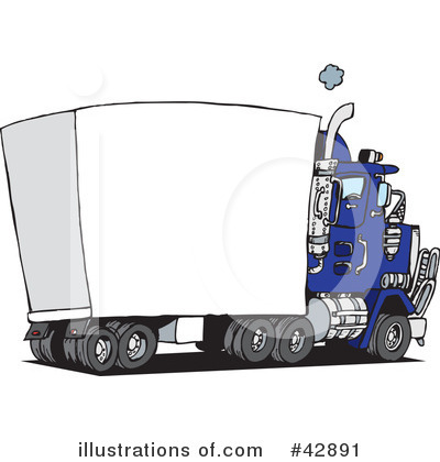 Royalty-Free (RF) Semi Clipart Illustration by Dennis Holmes Designs - Stock Sample #42891