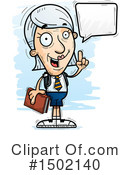 Senior Caucasian Woman Clipart #1502140 by Cory Thoman