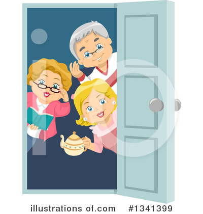 Royalty-Free (RF) Senior Citizen Clipart Illustration by BNP Design Studio - Stock Sample #1341399