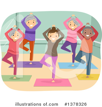 Yoga Clipart #1378326 by BNP Design Studio