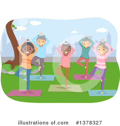 Yoga Clipart #1378327 by BNP Design Studio