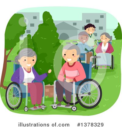 Royalty-Free (RF) Senior Citizen Clipart Illustration by BNP Design Studio - Stock Sample #1378329